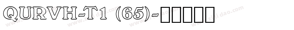 QURVH-T1 (65)字体转换